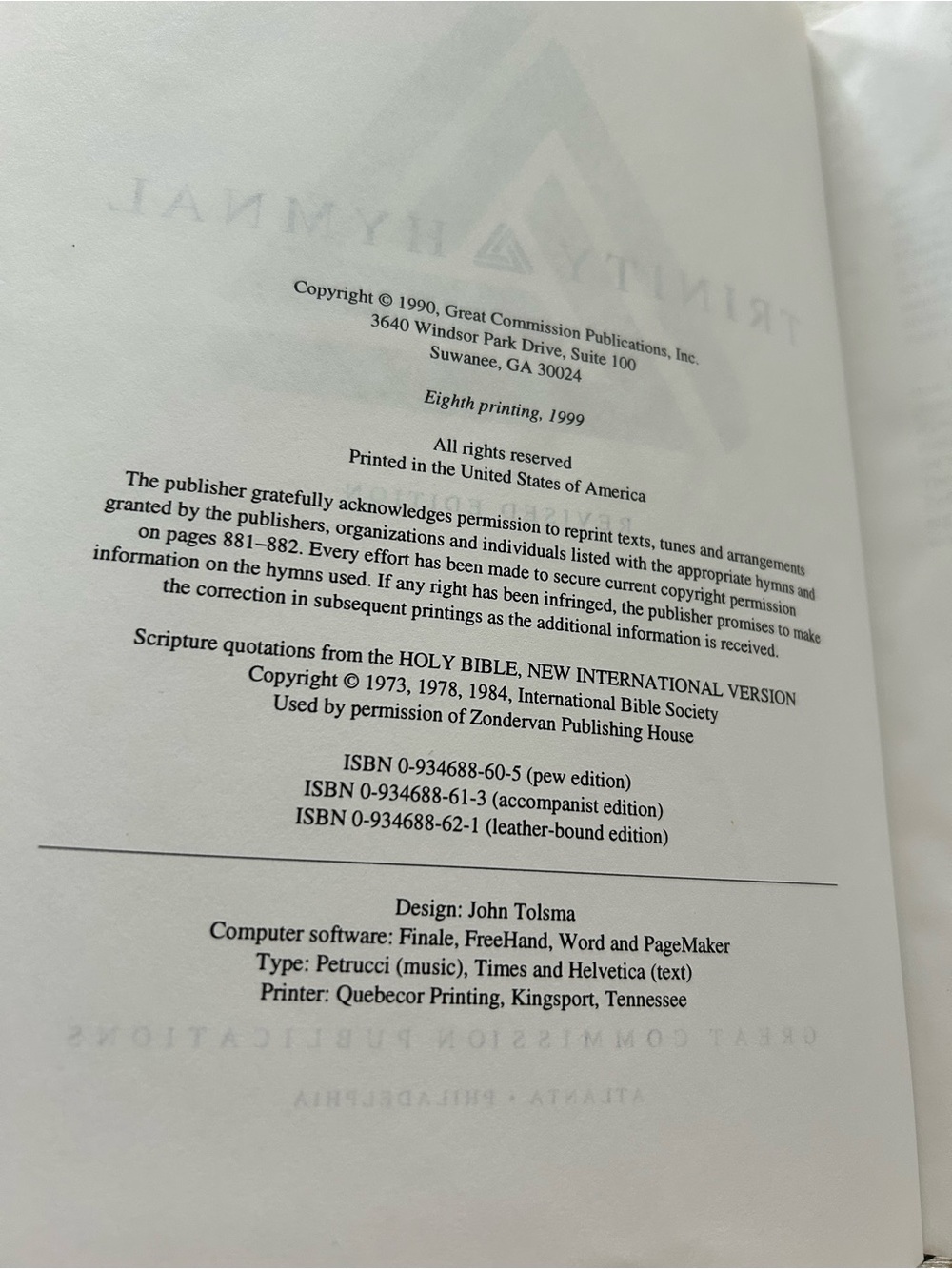Trinity Hymnal - Picture 7 of 9
